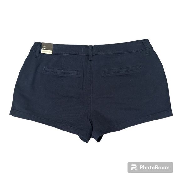 Abercrombie and Fitch Navy Blue Chino Short Size 31 NWT - Picture 2 of 10